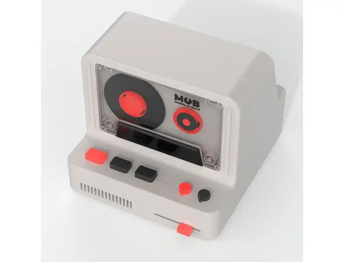 Wondee Altavoz Bluetooth Retro Grey
