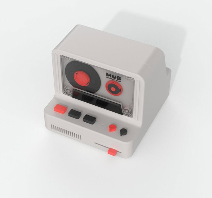 Wondee Altavoz Bluetooth Retro Grey