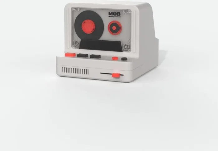 Wondee Altavoz Bluetooth Retro Grey