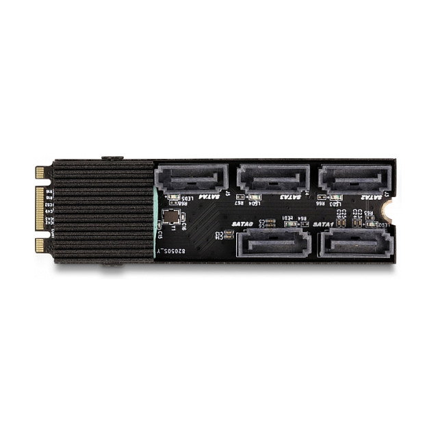 DeLOCK Convertidor M.2 2280 Key B+M a 5 x SATA con Disipador DeLOCK Convertidor M.2 2280 Key B+M a 5 x SATA con Disipador