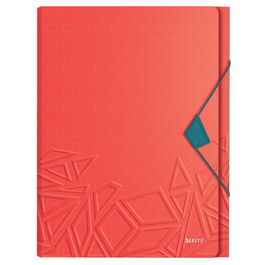 Clasificador Acordeon Leitz Urban Chic Pp A4 6 Separad. Rojo (Set de 5)