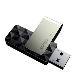 Silicon Power Pendrive 256GB USB 3.0 B30, Negro