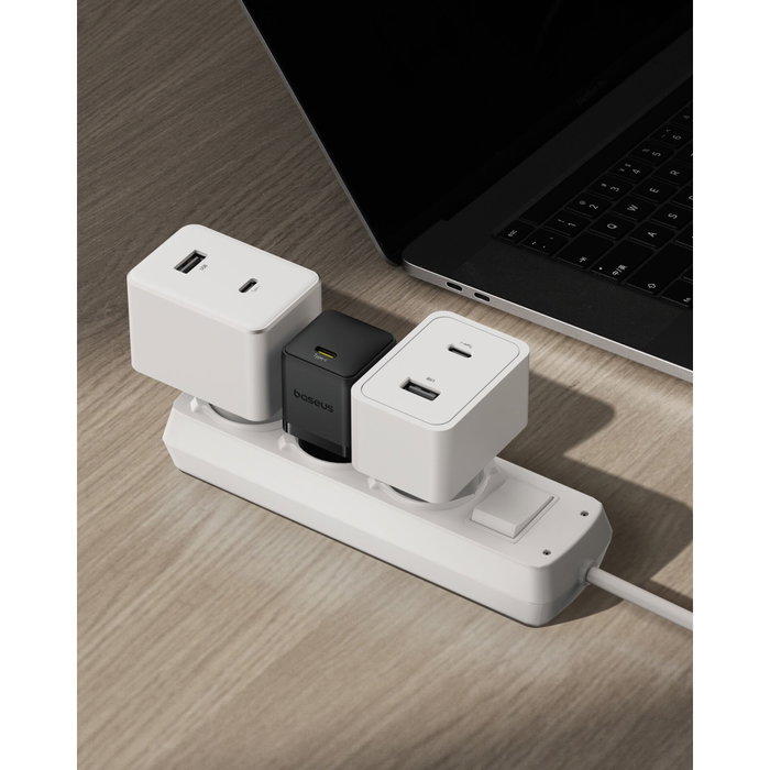 Baseus Palm Cargador Rápido 20W USB-C Negro