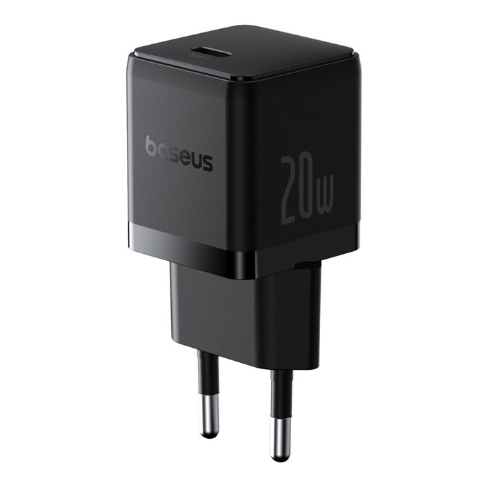 Baseus Palm Cargador Rápido 20W USB-C Negro