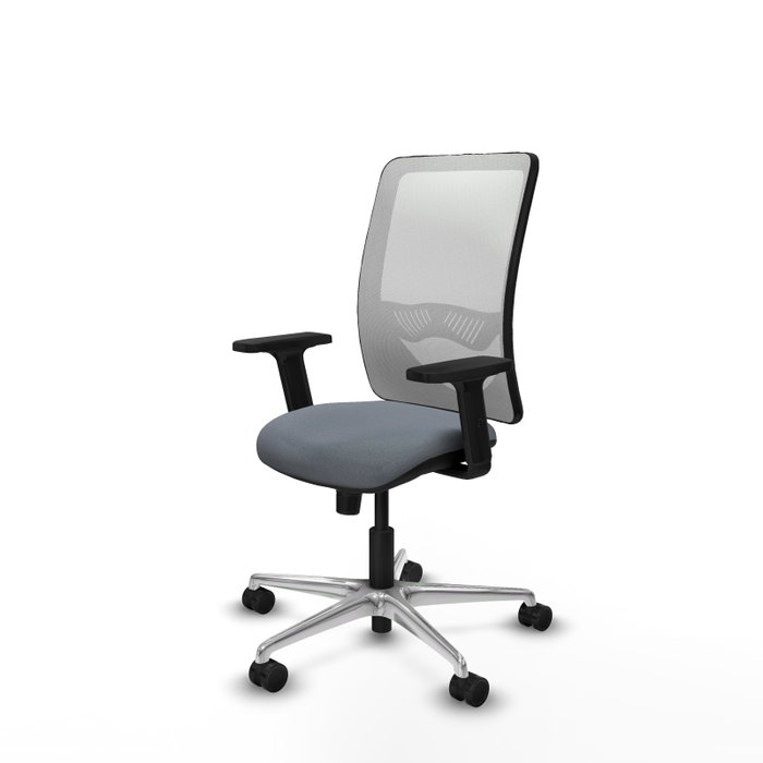 PIQUERAS Y CRESPO Silla de oficina Zulema Gris y Blanco PIQUERAS Y CRESPO Silla de oficina Zulema Gris y Blanco