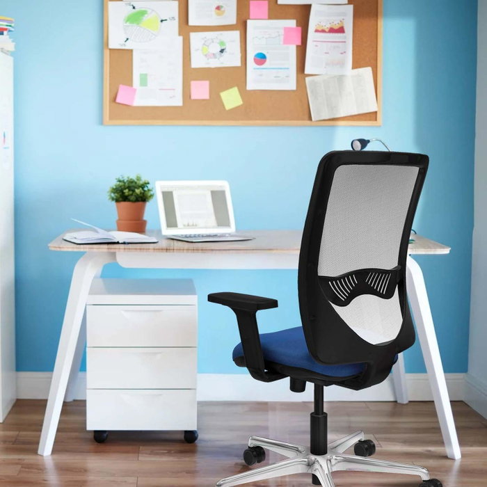 PIQUERAS Y CRESPO Silla de oficina Zulema Gris y Blanco PIQUERAS Y CRESPO Silla de oficina Zulema Gris y Blanco