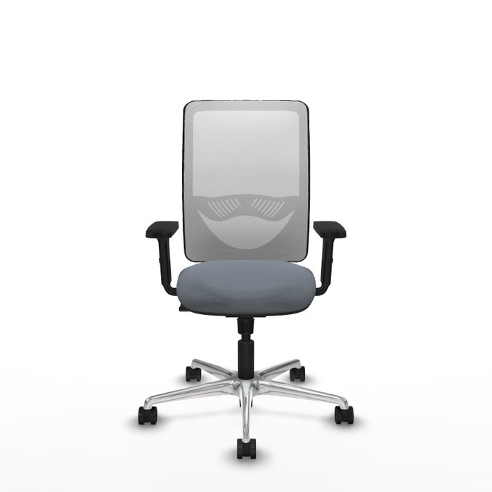 PIQUERAS Y CRESPO Silla de oficina Zulema Gris y Blanco PIQUERAS Y CRESPO Silla de oficina Zulema Gris y Blanco