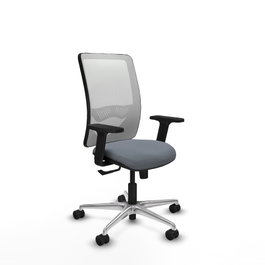 PIQUERAS Y CRESPO Silla de oficina Zulema Gris y Blanco
