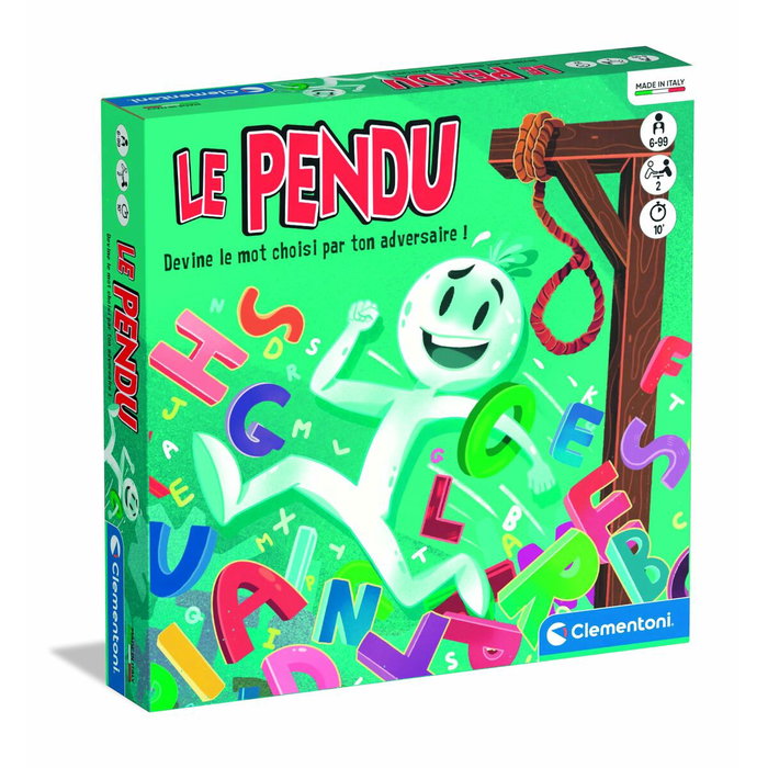 Clementoni El Ahorcado Juego de Mesa para Niños y Familias