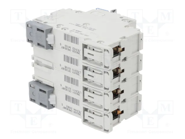 HAGER NBN450 Interruptor magnetotérmico 50A 4 polos 10kA HAGER NBN450 Interruptor magnetotérmico 50A 4 polos 10kA