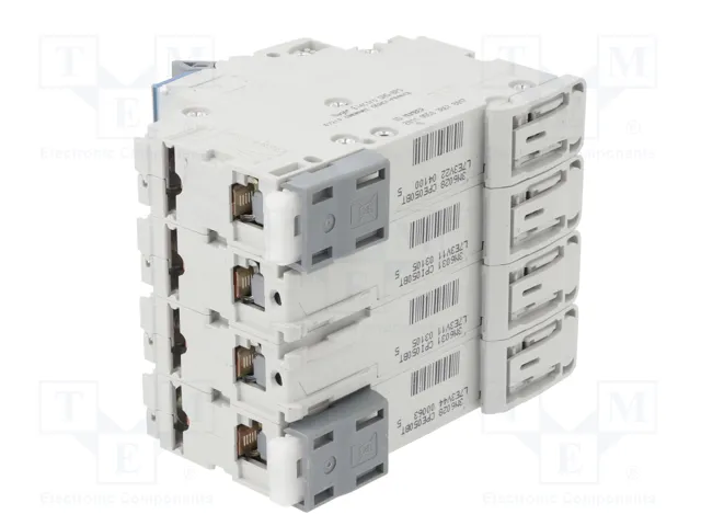 HAGER NBN450 Interruptor magnetotérmico 50A 4 polos 10kA HAGER NBN450 Interruptor magnetotérmico 50A 4 polos 10kA