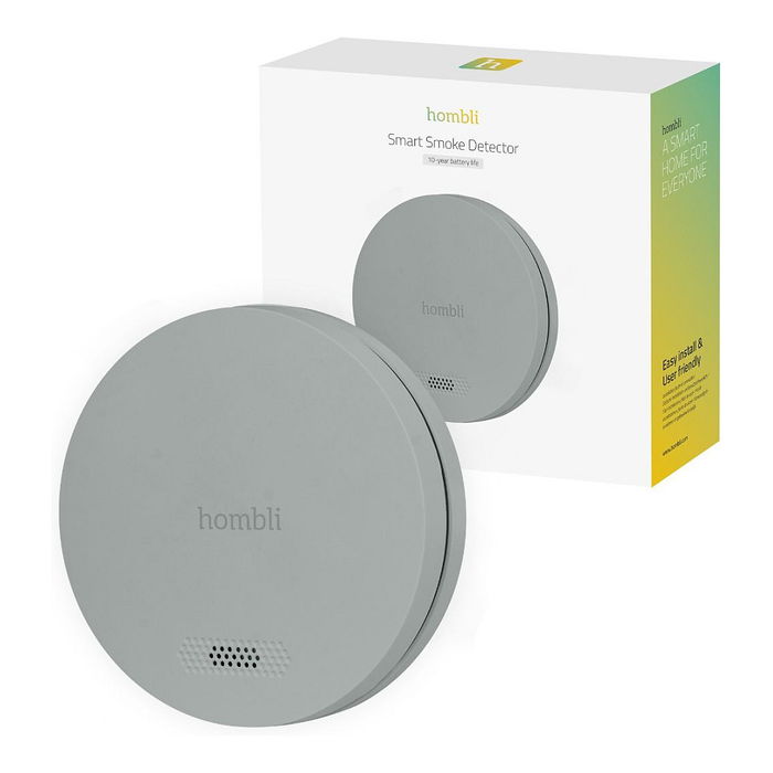 Hombli HBSA-0108 Detector fotoeléctrico de reflexión Inalámbrico Gris Hogar 85 dB