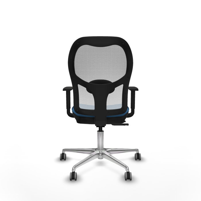PIQUERAS Y CRESPO Silla de oficina Jorquera con mecanismo Sincro/Traslack, Azul claro y Blanco PIQUERAS Y CRESPO Silla de oficina Jorquera con mecanismo Sincro/Traslack, Azul claro y Blanco