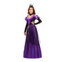 My Other Me Disfraz Reina Medieval Vestido Gargantilla Tocado Talla XXXL Morado