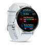 Garmin Venu 3 Reloj Inteligente 45mm Pantalla AMOLED Blanco, GPS, 8 GB, Batería 14 Días, Resistente al Agua 5 ATM, Unisex
