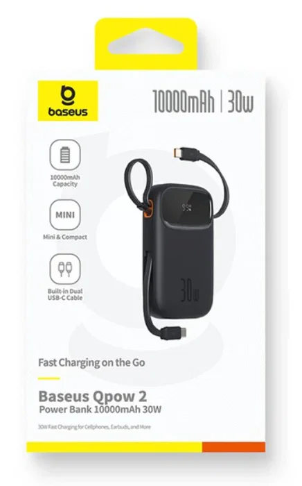 Powerbank qpow2 10000mah 30w bl Powerbank qpow2 10000mah 30w bl