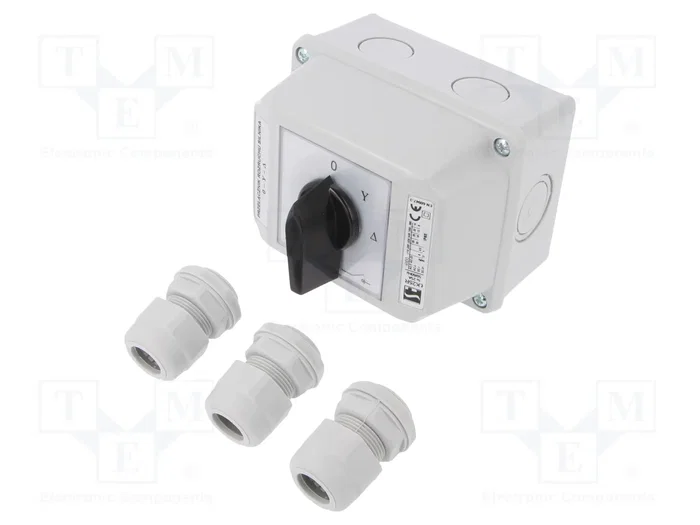 SPAMEL Interruptor de levas estrella-triángulo 25A IP65 SPAMEL Interruptor de levas estrella-triángulo 25A IP65