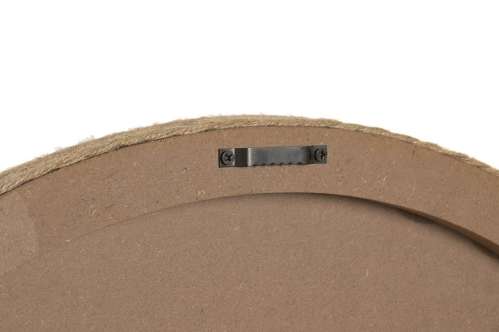 DKD Home Decor Reloj Pared Cottage Blanco Beige 3.5 x 60 x 60 cm (2 Unidades)