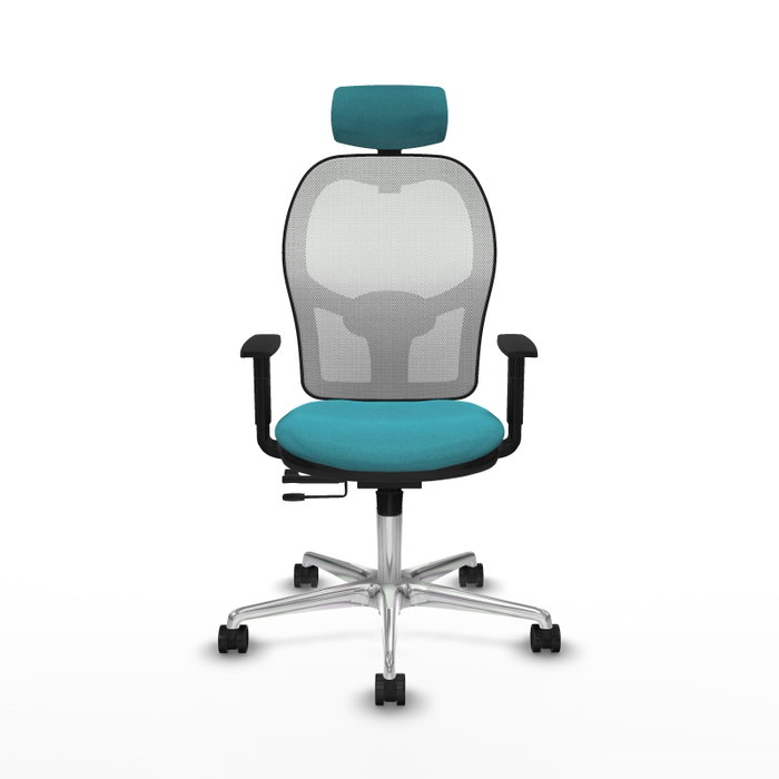 PIQUERAS Y CRESPO Silla de oficina Jorquera Turquesa y Blanco PIQUERAS Y CRESPO Silla de oficina Jorquera Turquesa y Blanco