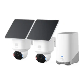 Eufy SoloCam E42 + HomeBase S380 Cámara de Seguridad IP 4K Blanco