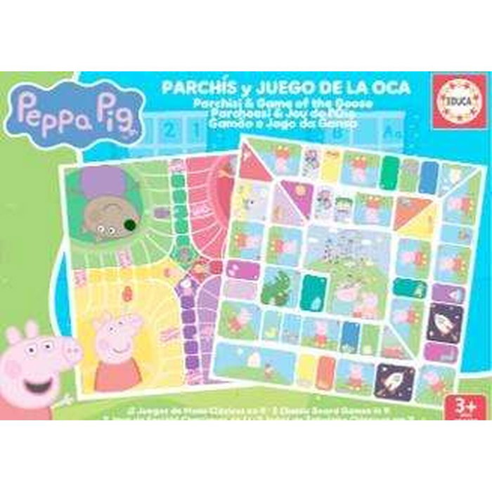 Educa Juego Parchis Y Oca Peppa Pig