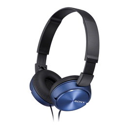 Sony Auriculares de diadema over-ear, azules, para una inmersión total en el sonido