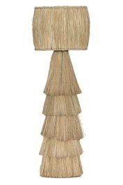 DKD Home Decor Lámpara Pie Boho India lamps 2c25 Natural 40 x 132 x 40 cm