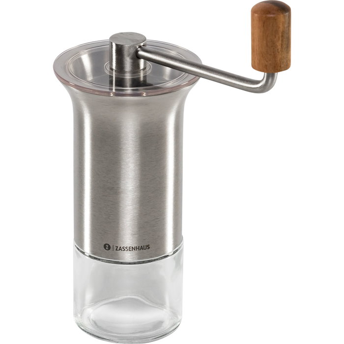 Zassenhaus Coffee Mill BARISTA Acero Inoxidable / Vidrio Zassenhaus Coffee Mill BARISTA Acero Inoxidable / Vidrio