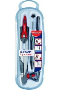MAPED Compás Stop System con Adaptador