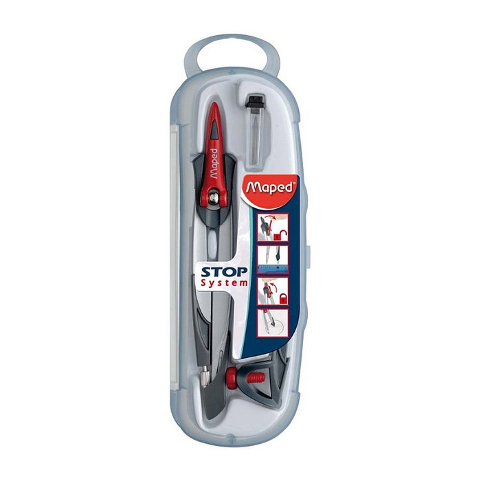 MAPED Compás Stop System con Adaptador MAPED Compás Stop System con Adaptador
