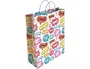 Basika Bolsas de Regalo de Papel Estucado 160 g, Pack de 24 unidades, Asa Retorcida, Todo el Año, Tamaño S (24+10x32 cm)