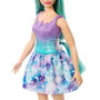 Barbie Muñeca Unicornio Pelo De Colores HRR15 Mattel