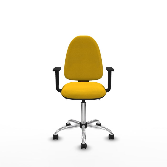 PIQUERAS Y CRESPO Silla de oficina Aýna con mecanismo Asincro, Tela Amarilla PIQUERAS Y CRESPO Silla de oficina Aýna con mecanismo Asincro, Tela Amarilla