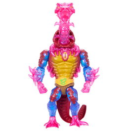 Mattel Figura Rattlor Masters of the Universe Turtles of Grayskull 14cm Articulada con Sonido y Minicómic