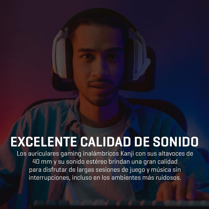 Micrófono Krom NXKROMKANJIWH Blanco