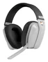 Krom Auriculares Gaming Kanji Inalámbricos Bluetooth 5.3 y Alámbricos Diadema PC PS5 PS4 SWITCH Altavoces 40mm Micrófono Integrado - Blanco