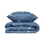 Aucune Juego de Cama Azul - 1 Funda Nórdica 220x240 cm + 2 Fundas de Almohada 60x60 cm