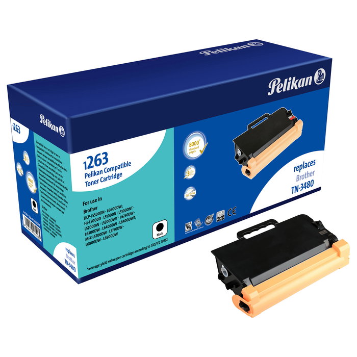 Pelikan Toner TN-3480 Negro Pelikan Toner TN-3480 Negro
