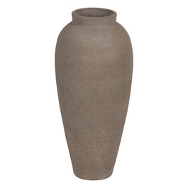 Jarrón Gris Cerámica Decoración 26 X 26 X 60 cm