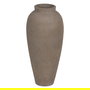 Jarrón Gris Cerámica Decoración 26 X 26 X 60 cm