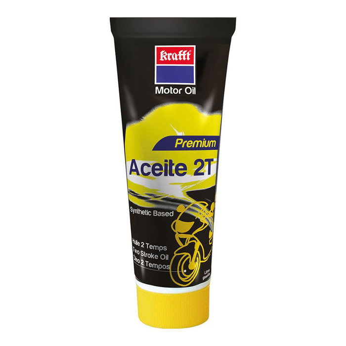 Krafft Aceite de motor 2T Premium 125ml Lubricante Motos 2 Tiempos Protección Desgaste Krafft Aceite de motor 2T Premium 125ml Lubricante Motos 2 Tiempos Protección Desgaste