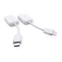 VALUE 14.99.3414 - Sistema Inalámbrico HDMI A/V 1080p 3D con Transmisor y Receptor, Alcance 20 m, Blanco