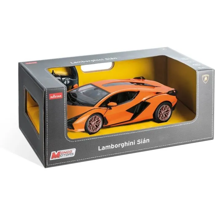 Mondo Motors MON8001011636617 Coche Radiocontrol Lamborghini Sian Escala 1:14 con Efectos de Luz