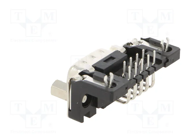 HARTING Conector D-Sub de 9 pines macho para PCB THT HARTING Conector D-Sub de 9 pines macho para PCB THT