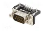 HARTING Conector D-Sub de 9 pines macho para PCB THT