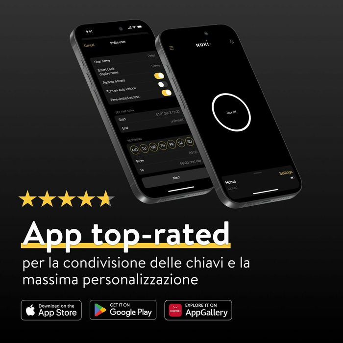 Nuki Smart Lock Pro 221147 con Bluetooth, WLAN y Matter