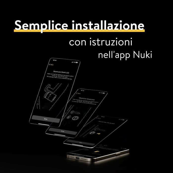Nuki Smart Lock Pro 221147 con Bluetooth, WLAN y Matter