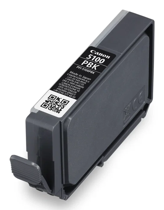 Canon PFI-5100 PBK Cartucho de Tinta Original Foto Negro 14.4 ml, Pack Individual - Compatible con ImagePROGRAF PRO-310