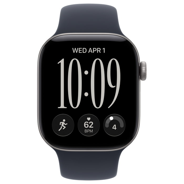 Apple Watch Series 12 42mm Aluminium Space Grey con Sport Band Navy Blue S/M Apple Watch Series 12 42mm Aluminium Space Grey con Sport Band Navy Blue S/M