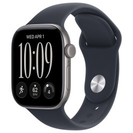 Apple Watch Series 12 42mm Aluminium Space Grey con Sport Band Navy Blue S/M